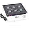 Triton RAB-CH-X05-X3 Unità di ventilazione da 19" per tetto/pavimento, nero