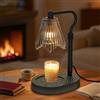 WYghyronic Lampada scaldacandele timer e luminosità regolabile su 4 livelli - Altezza regolabile, per la camera da letto della nuova casa, regali per donne (Nero2)