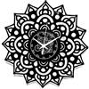 Instant Karma Clocks Idea Regalo Vintage Handmade - Orologio in Vinile da Parete Decorativo Fiore Artwork Mandala