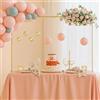 Relaxdays Arco Palloncini Struttura Tavolo, Base Estensibile, Decorazioni Compleanno H: 78,5-118 cm, L: 107-265 cm, Oro