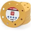 Woltersberger® 50 dischi abrasivi eccentrici Ø 150 mm | Grana P80 | 15 fori in oro | per una levigatura ottimale, versatile