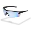 Foster Grant IRONMAN Odyssey occhiali da sole uomo - montatura blade grigia, lenti RPC viola polarizzate, protezione UV400, resistenti ai graffi e agli urti, montatura sport leggera