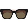 Gucci Occhiali da Sole GG0998S 005 Nero/Marrone Donna 52/21/145