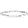 Aretas Braccialetto con iniziale per donne e ragazze, in argento S925, con ciondolo a forma di cuore dalla A alla Z, regalo di Natale e di compleanno per ragazze, figlia, sorella, amici, gioielli, 17+