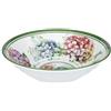 Brandani 51194 CIOTOLA FLORA MELAMINA, cm d 28x9h, decori floreali, delicate ortensie e foglioline, Lavastoviglie, BPA free