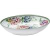 Brandani 51195 CIOTOLA OVALE FLORA MELAMINA, cm 33x23x7, decori floreali, delicate ortensie e foglioline, Lavastoviglie, BPA free
