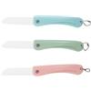 GALPADA Coltello Ceramica Cucina per Frutta, 3 Pezzi, Lama in Ceramica e Pp, Non Arrugginisce, per Casa e Campeggio Colore Casuale