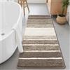 SHACOS Tappetino per Bagno Antiscivolo 60 x 120 cm, Tappeto Morbido e Lavabile, Tappeti Microfibra Assorbente, Marrone