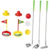 Fonowx Set da Golf con 3 Mazze, Set di Gioco per L'allenamento di Golf, Utilizzabile Sia all'Interno Che all'Esterno.