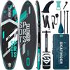 Skatinger Tavola da SUP gonfiabile super larga, 11'6 × 35, ultra stabile, per 2+1 persone/famiglia/grandi dimensioni con tracolla, zaino da 100 l, tavola da sup a tutto tondo, pinna americana