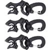 Wenoup Set di 3 Supporti Girevoli per Tubo da Immersione, Doppio Gancio per Giubbotto, Clip di Fissaggio.