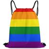 Generic Borsa Sportiva da Palestra, Personalizzato Zainetti, Pride Flag Rainbow, Stampa Sacca Sportivo per Donna, Sport, Nuoto, 36X42cm