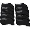 Hellery Set di 10 Copritesta per da Golf, con Finestra di visibilità, Manicotto in Neoprene, Copri Mazze da Golf Compatibili con Tutte, Access