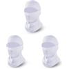 Jushenpoer 3X da Sci Bianca per Uomo e, di Protezione UV, Adatta per Moto e Snowboard