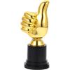 MEZOKUCEL Thumbs Up Trophy Trofeo di plastica d'oro Premio Gioco di Corse Premio di plastica Trofeo Thumb Trophy Decorazione