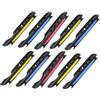 HOODANCOS 10 Pezzi Piastra Avvolgimento Lenza in Plastica Clip Porta Lenza Pesca Facile da Fissare alla Canna Accessori Pesca Cuscinetti in Schiuma Colore Casuale