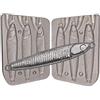 Fishing4U Stampo 3 in 1 per piombi da pesca a forma di aringa, 30 g, 40 g, 60 g