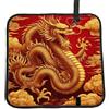 Vortithora East-China-Golden-Dragon Cuscino pieghevole per sedile da stadio, impermeabile, portatile, tappetino da campeggio piccolo per campeggio, viaggi, eventi sportivi all'aperto