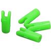 PHILOCS 60 Pezzi Freccia Cocche a Spillo Taglia L e S per ID 3,2 mm ID 4,2 mm ID 6,2 mm Albero, Plastica Freccia Tails, Sostituzione Cocca, Tiro con L'Arco DIY Accessorio per Frecce (Green 2, S)