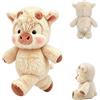 Generico Peluche Di Muccas Delle Highlands Che Corre, 45 Cm Adorabile Muccas Pelosa Che Corre Peluche, Adorabile Giocattolo In Figura Di Bambola Da Collezione, Morbidi Cuscini A Forma Di Animale Per Casa