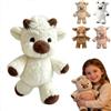 Generico Peluche Di Muccas Delle Highlands Che Corre, 45 Cm Adorabile Muccas Pelosa Che Corre Peluche, Adorabile Giocattolo In Figura Di Bambola Da Collezione, Morbidi Cuscini A Forma Di Animale Per Casa