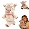 Generico Peluche Di Muccas Delle Highlands Che Corre, 45 Cm Adorabile Muccas Pelosa Che Corre Peluche, Adorabile Giocattolo In Figura Di Bambola Da Collezione, Morbidi Cuscini A Forma Di Animale Per Casa