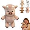 Generico Peluche Di Muccas Delle Highlands Che Corre, 45 Cm Adorabile Muccas Pelosa Che Corre Peluche, Adorabile Giocattolo In Figura Di Bambola Da Collezione, Morbidi Cuscini A Forma Di Animale Per Casa