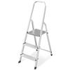 Amig - Scaletta pieghevole - 3 gradini - Realizzata in alluminio - Dimensioni gradino piccolo: 28x8 cm - Dimensioni gradino grande: 25x25x28 cm - Per uso domestico - Carico massimo 150 kg