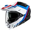 HJC, Casco Moto Modulare i80 IMES White Blue Red MC21, L