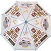 CYPBRANDS - Ombrello Harry Potter - Ombrello per ragazzi e ragazze, trasparente, prodotto ufficiale, trasparente