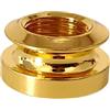 Luwecf Pickup Tail Jack per Chitarra, Pulsante Terminale, Accessori Rotondi in Metallo, Prese di Ricambio per Terminali per Chitarre Acustiche E Bassi, Oro