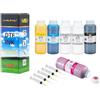 Lucky Bridge DTF Ink Premium Pigment Ink per pellicola PET trasferimento di calore stampa inchiostro di ricarica per tutte le stampanti Epson DTF con testina di stampa DX5 DX7 5113 XP600 I3200 ecc-FR