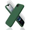EVETANE Cover iPhone 16e e 2 schermi di protezione - Silicone - Verde - refurbished