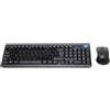 Simpletek Tastiera AZERTY Francese wireless Mouse + Keyboard with Stickers 1000 DPI 2.4G Nano reciever - refurbished