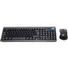 Simpletek Tastiera QWERTZ Tedesco wireless Mouse + Keyboard with Stickers 1000 DPI 2.4G Nano reciever - refurbished
