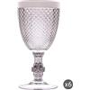 Excelsa Diamond Set 6 Calici Vino Infrangibili, Argento, 6 unità (Confezione da 1)