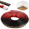 ZTVOWTO 300cm Adesivo Cornice Specchio, Rifiniture da Parete, Modanatura Adesiva 3D per Bordi di Specchi, Mobili, Cornici di Porte, Soffitti, Decorazioni per La Casa(Nero con oro)