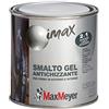 MAXMEYER Smalto ferro antiruggine a Solvente Antichizzante GRIGIO GRANA GROSSA 0,5 L