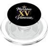 Mis Quince Vanessa Tees Mis Quince Vanessa 15 Quinceanera Messicano Compleanno XV Festa PopSockets PopGrip per MagSafe