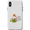 Retro Music Design Custodia per iPhone X/XS La musica lava via la polvere del grammofono della vita quotidiana