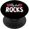 Regali da uomo divertenti per papà Maglietta per la festa del papà, regalo per la festa del PopSockets PopGrip Adesivo