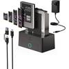 ICY BOX Docking Station per M.2 NVMe e HDD/SSD 2,5/3,5, USB 3.2 Gen 2 Type-C (10 Gbps), HotSwap, UASP, dock SATA e NVMe per SSD e hard disk, IB-1123M-CU31, Spade Dock 1123