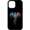 Paint Dripping Patriotic 4th of July US Custodia per iPhone 12 Pro Max Dragon Fantasy Bandiera americana USA Drip Graffiti Patriottismo