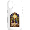 Holy Art Custodia per iPhone 17 Opera d'arte a mosaico gotico cattolico calice ed eucaristia