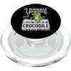 Funny Crocodile Hunter Costume Adult Des Sii sempre te stesso a meno che tu non possa essere un coccodrillo PopSockets PopGrip per MagSafe
