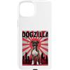 Boxer Puppy Lover PS Custodia per iPhone 15 Plus Divertente retrò giapponese Dogzilla Boxer amante dei cani