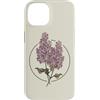 Cottagecore Naturalist Plant Design for Custodia per iPhone 14 Fiore di fiori di campo grafico botanico lilla