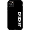 Funny Cricket Tees & Gifts Custodia per iPhone 11 Pro Max Cricket Verticale