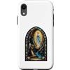 Holy Art Custodia per iPhone XR Nostra Signora Di Lourdes Grotta Mariana Mosaico Sacro Arte Fede