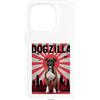Boxer Puppy Lover PS Custodia per iPhone 15 Pro Divertente retrò giapponese Dogzilla Boxer amante dei cani